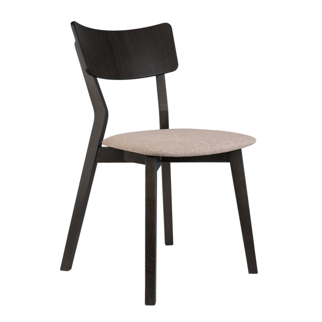 Dining Chair Minkar Set of 2, Wenge/Latte