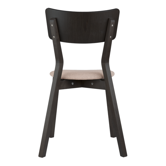 Dining Chair Minkar Set of 2, Wenge/Latte