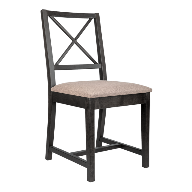 Dining Chair Mira Set of 2, Wenge/Latte