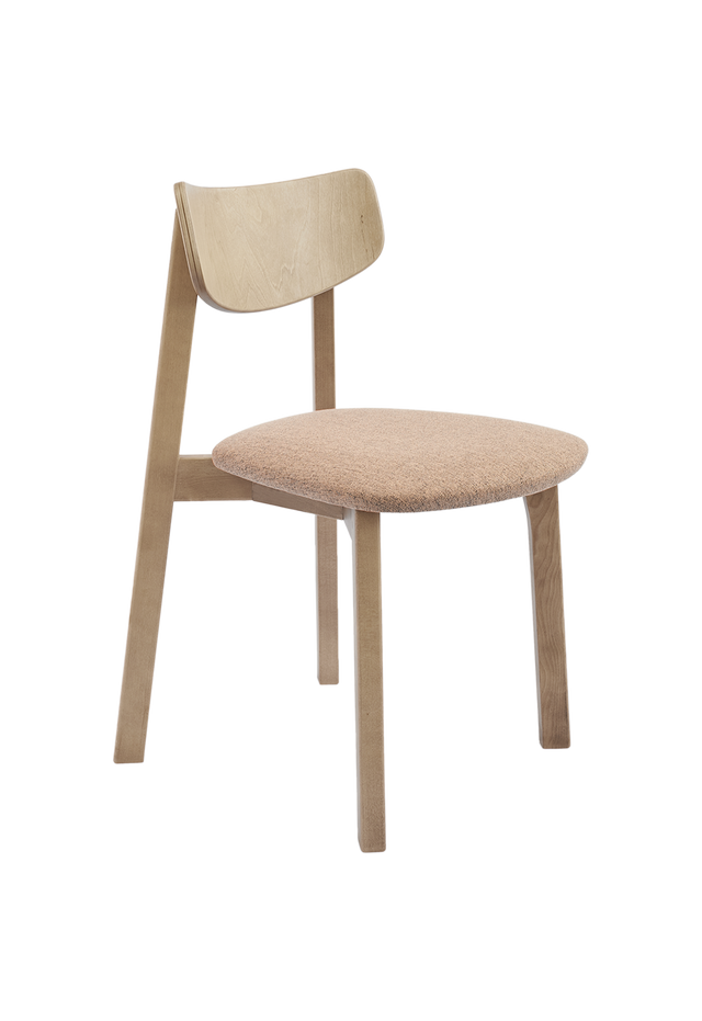 Dining Chair Vega Set of 2, Oak/Sand