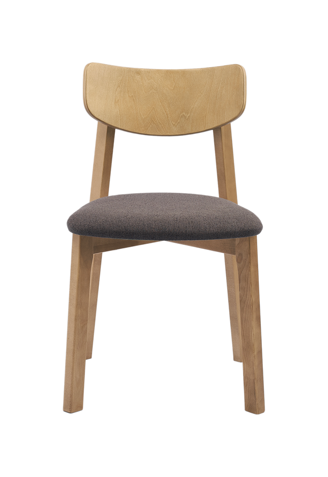 Dining Chair Vega Set of 2, Oak/Grey