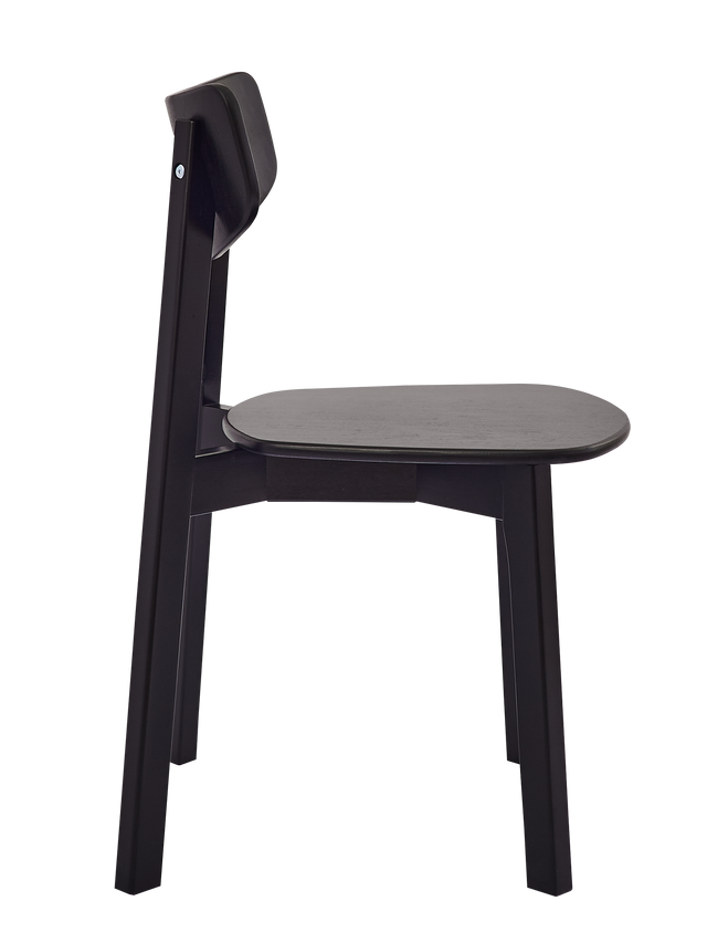 Dining Chair Vega Set of 2, Black